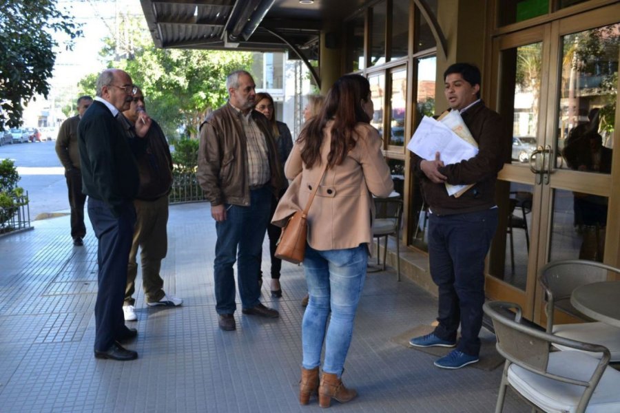 El desaforado diputado Díaz junto con su denunciante El desaforado diputado Díaz junto con su denunciante