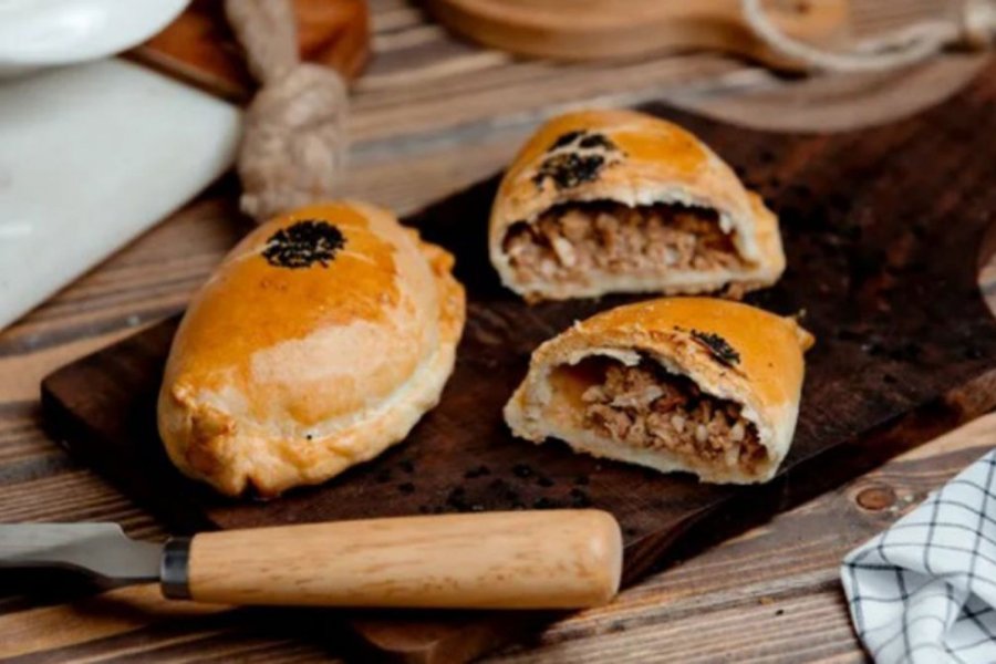 Las empanadas de vigilia. Las empanadas de vigilia.