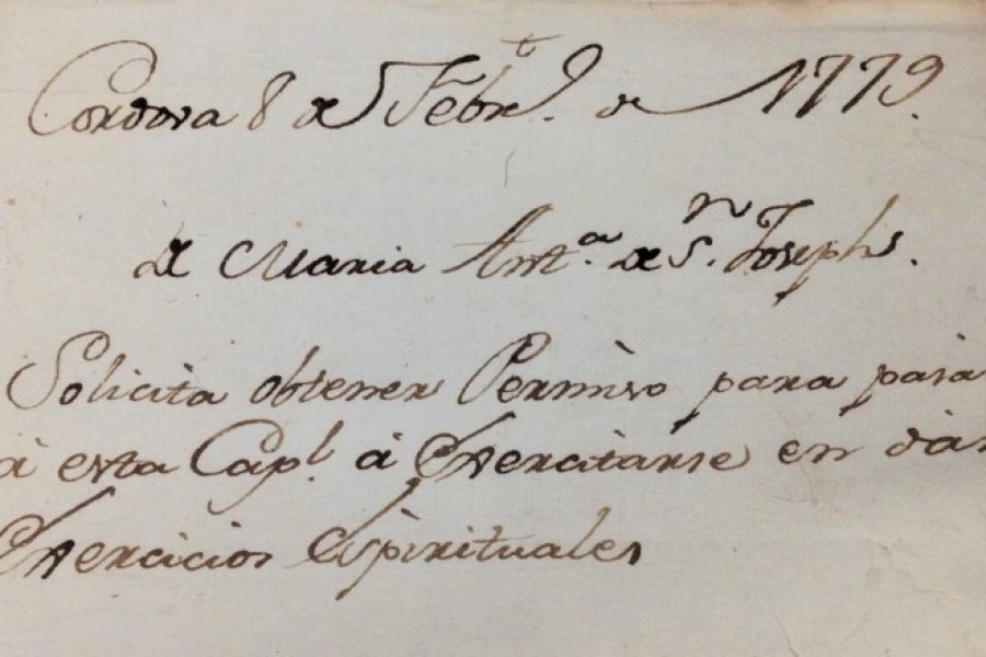 Carta de Mama Antula al Virrey. Carta de Mama Antula al Virrey.