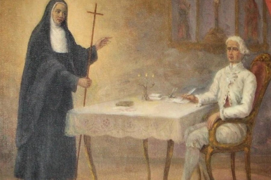 Óleo en diálogo con el Virrey Vértiz y Salcedo. Óleo en diálogo con el Virrey Vértiz y Salcedo.