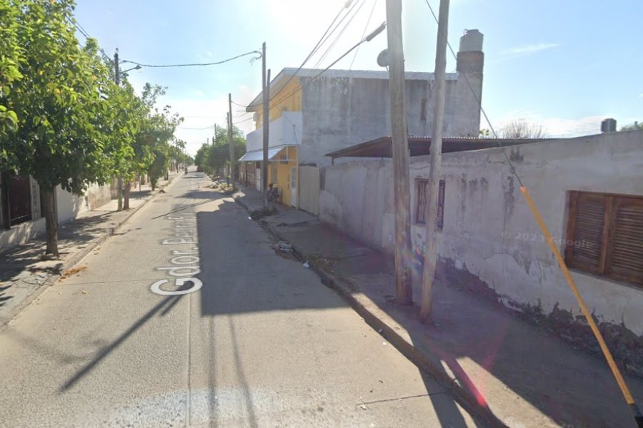La cuadra donde se metió (Google Maps). La cuadra donde se metió (Google Maps).