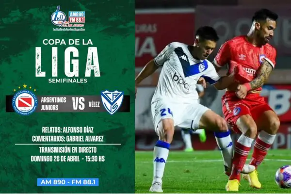 Argentinos-Vélez, la primera semifinal de la Copa de la Liga por LV11