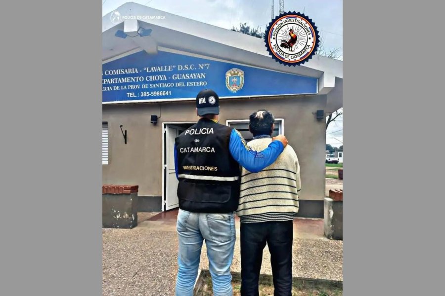 Será trasladado a Catamarca para ser indagado. Será trasladado a Catamarca para ser indagado.