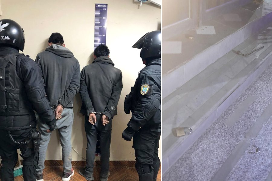 El procedimiento lo hizo la Departamental 17. El procedimiento lo hizo la Departamental 17.