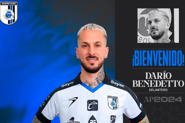 Tras salir de Boca, Darío Benedetto fue presentado en su nuevo club ...