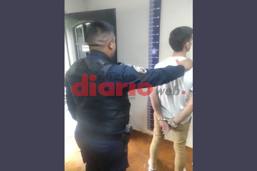 Fue identificado por los efectivos. Fue identificado por los efectivos.