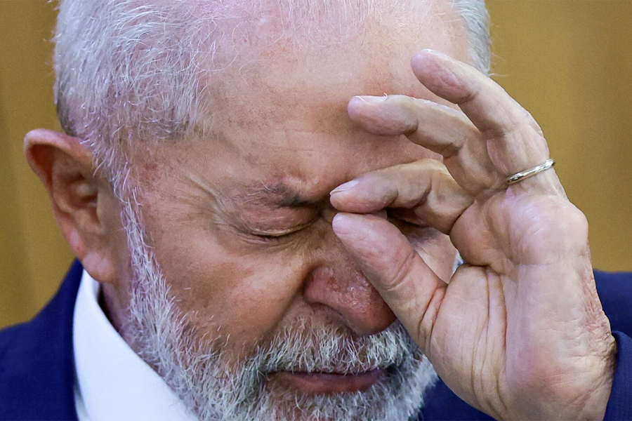El mandatario brasilero. El mandatario brasilero.