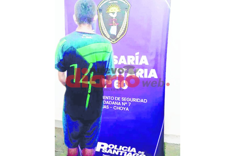 Fue alojado en sede policial. Fue alojado en sede policial.