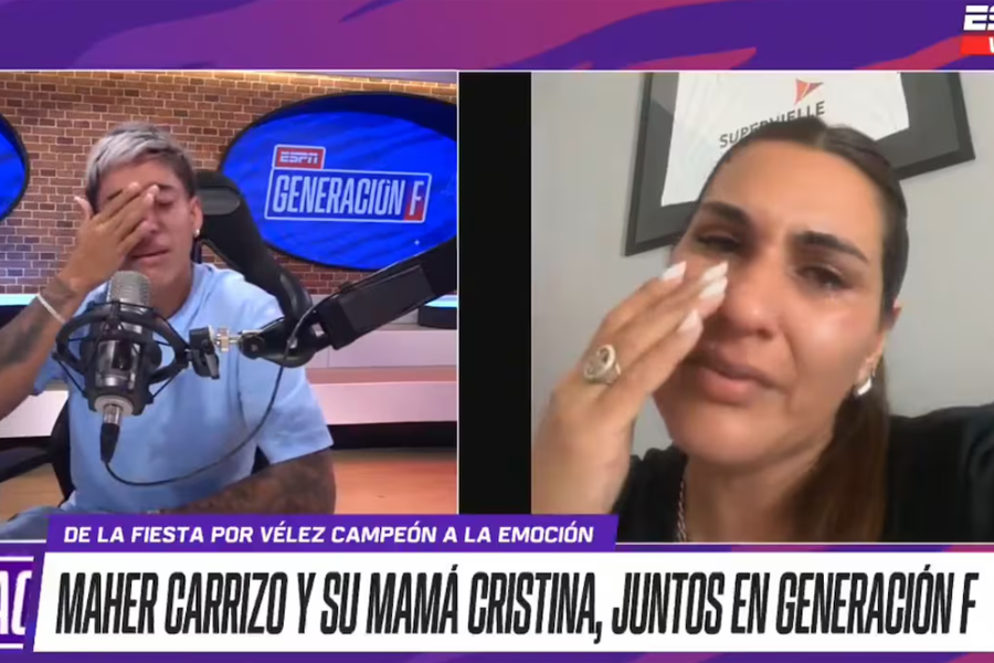 Maher y su mamá (Generación F, ESPN). Maher y su mamá (Generación F, ESPN).