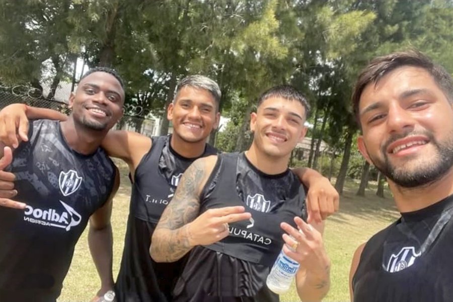 Varaldo, Cabrera, Martínez y el colombiano Luis An Varaldo, Cabrera, Martínez y el colombiano Luis An