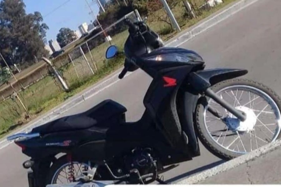 La moto en cuestión. La moto en cuestión.