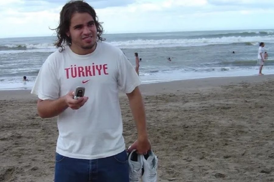 La víctima durante sus vacaciones en Brasil La víctima durante sus vacaciones en Brasil
