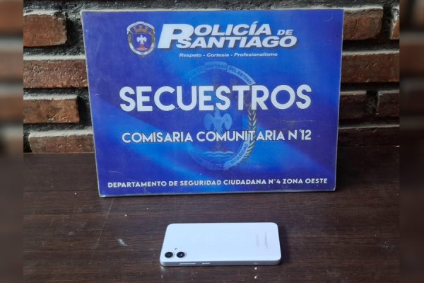 Una adolescente fue asaltada y su celular fue recuperado tras rastreo en La Banda