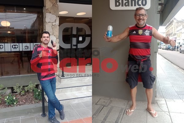 Hinchas de Flamengo visitan Santiago por primera vez para enfrentar al Ferro