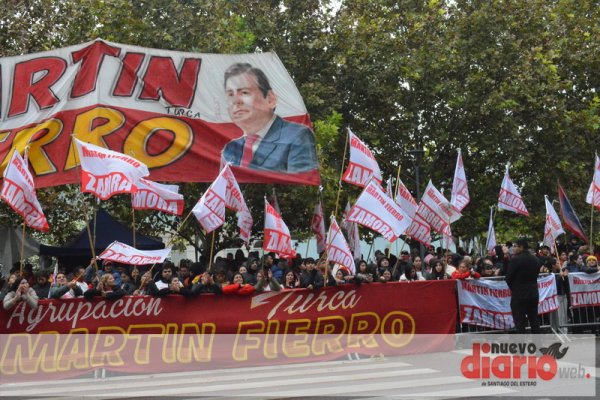 La militancia puso todo el color en el mensaje anual de Zamora (Fotos)