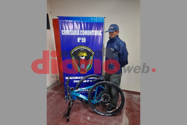 Recuperan una bicicleta robada tras investigación en el General Paz