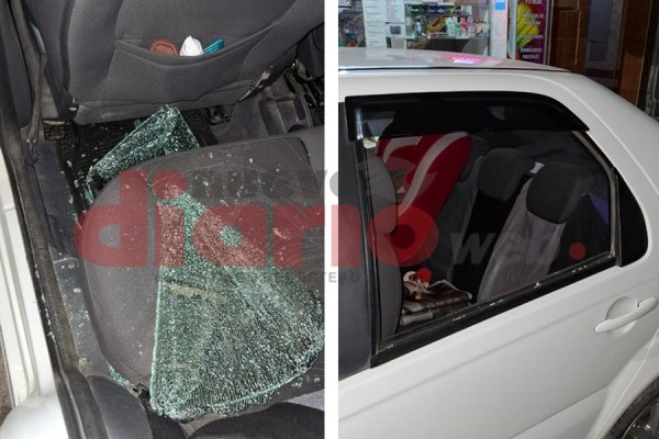 Cayó preso por romper el auto de un profesor y robar bienes