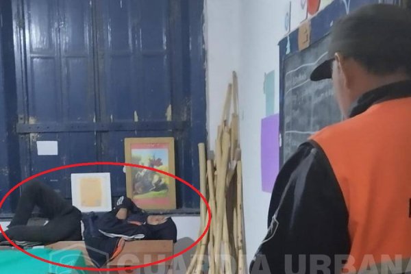 Entró a robar en La Banda, se quedó dormido y así lo hallaron