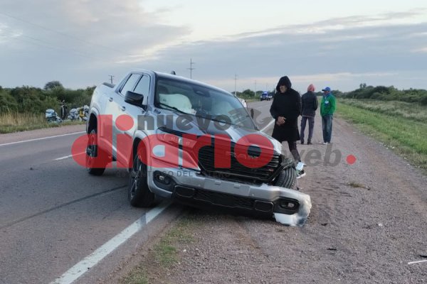 Grave choque en Ruta 34 entre Colonia Dora e Icaño dejó a dos personas internadas