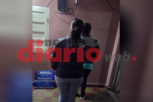 Santiagueña tenía prisión domiciliaria y estafaba desde su casa a aspirantes del IPVU