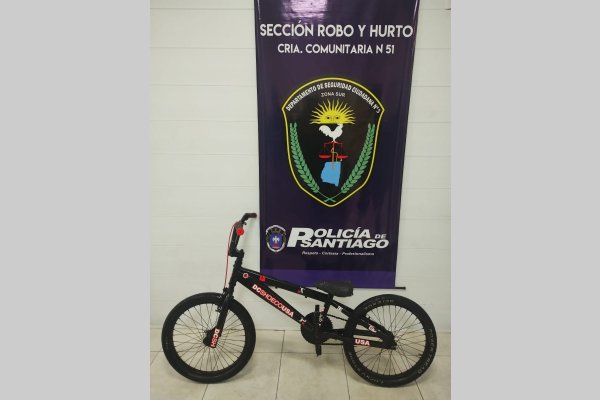 Compró una bicicleta robada a 50 mil pesos y la policía se la devolvió a su dueña