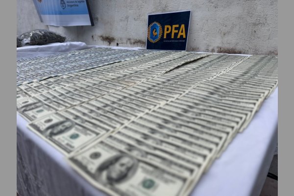 Secuestraron marihuana, cocaína, 40 mil dólares y 45 millones de pesos