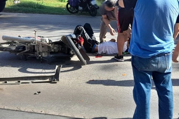 Siniestro vial con lesionados en el barrio Industria: Menores fueron frasladados al CEPSI