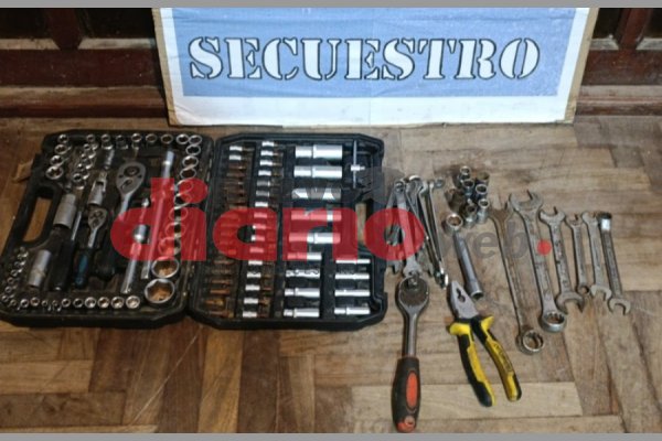 En varios allanamientos, incautan bienes robados en viviendas