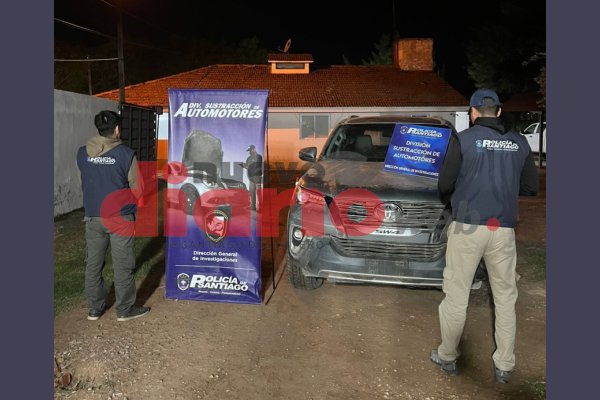 Secuestran una camioneta con numeraciones adulteradas