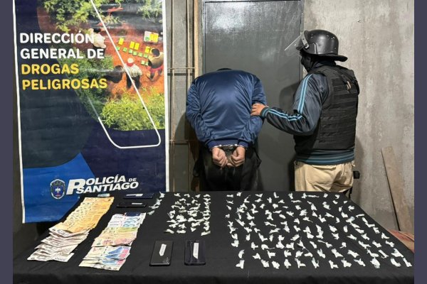 Secuestraron 168 dosis de cocaína listas para ser vendidas en La Banda
