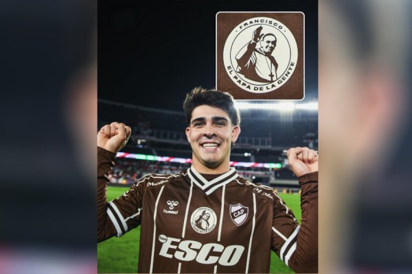 El homenaje celestial de Platense: el parche en honor al Papa Francisco y una racha histórica