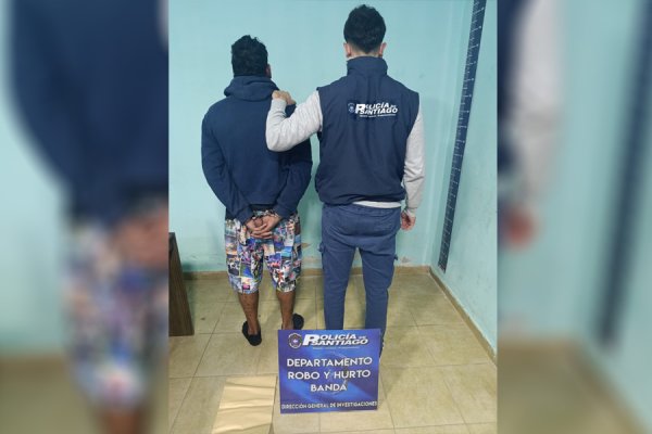 Detienen en Capital a un hombre acusado de violento robo con arma en barrio Río Dulce