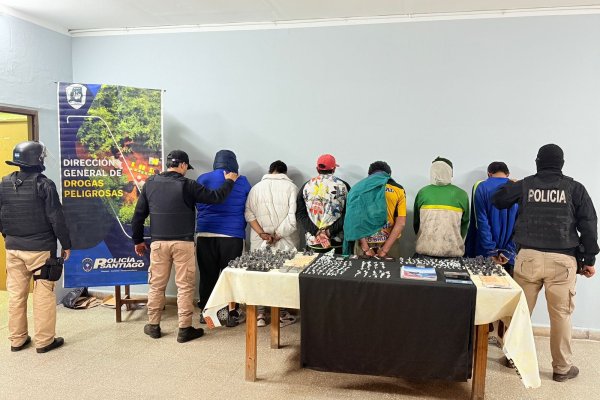 Gran golpe al narcomenudeo: seis detenidos y millonario secuestro de drogas