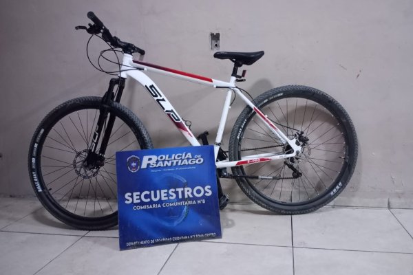 Recuperan bicicleta robada en el barrio Belén