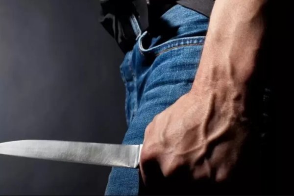 Le reclamó el robo de una mochila y este intentó lesionarla con un cuchillo