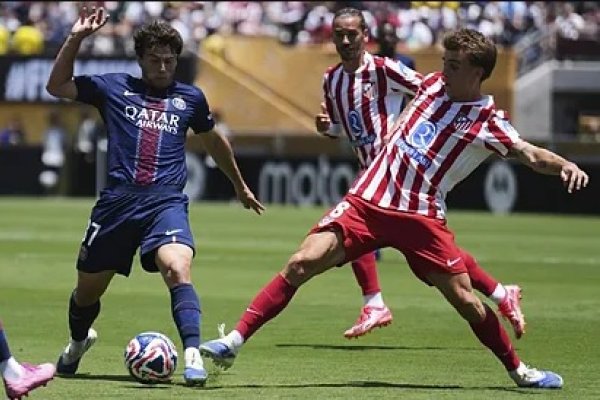 PSG goleó 4-0 al Atlético de Madrid en su debut en el Mundial de Clubes 2025