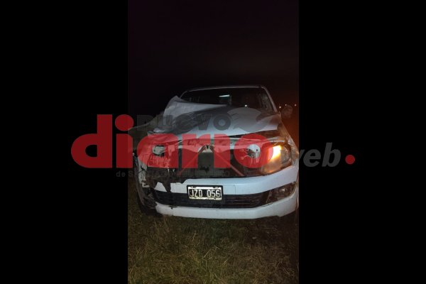 Chaqueño que viajaba desde Salta chocó un caballo en la Ruta 16