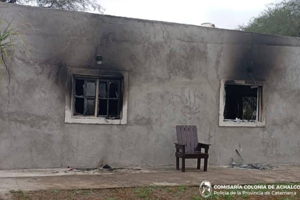 Catamarca: arrestan a dos personas tras el voraz incendio de una vivienda