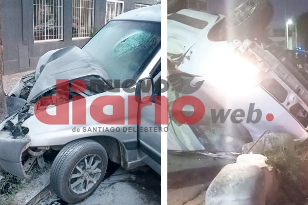 Dos violentos accidentes marcaron la mañana de un lunes feriado en Santiago