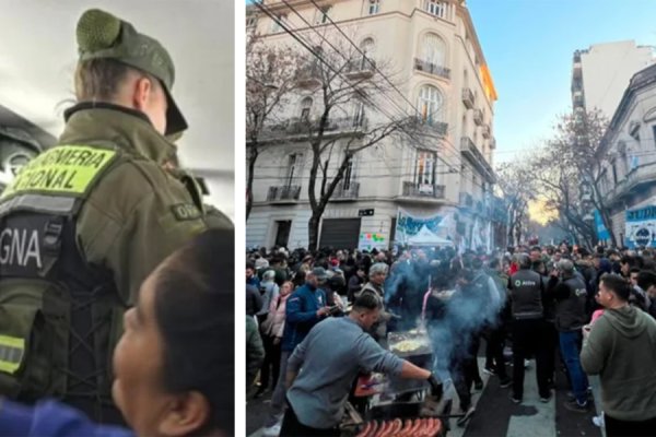 Las fuerzas de seguridad nacionales requisaron micros y automóviles