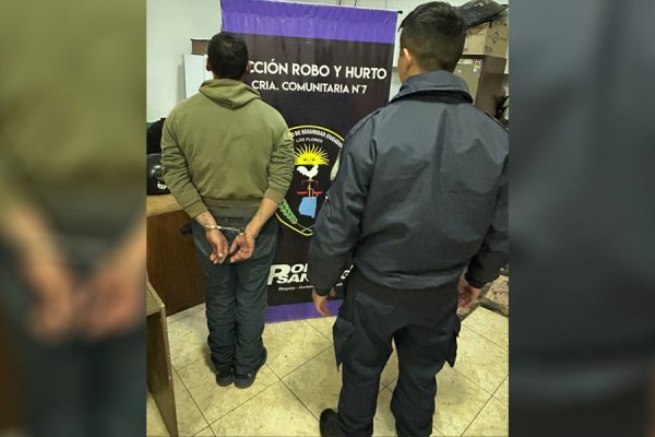 Detuvieron a un joven acusado de sustraer pertenencias a una vecina