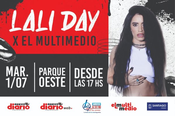 Todo listo para el LALI DAY: música, baile y feria este martes en el Parque Oeste