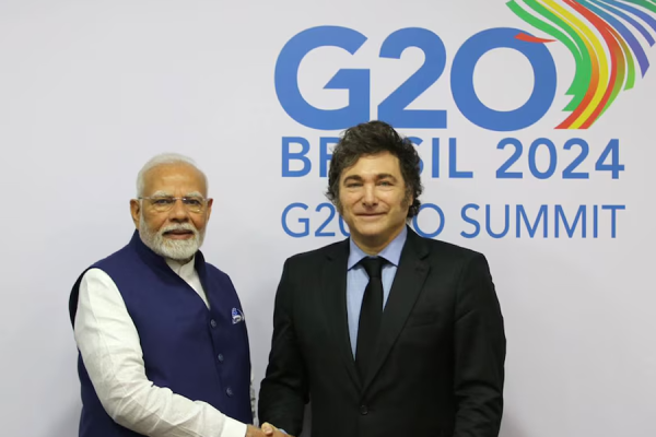 Milei recibó al líder indio Narendra Modi para fortalecer lazos comerciales