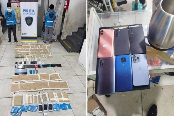 Fueron por un celular robado y hallaron 137 en una galería